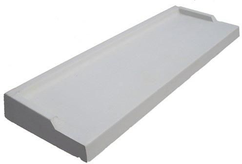 Seuil de porte pierre Essentials gris foncé 30x1030x70mm