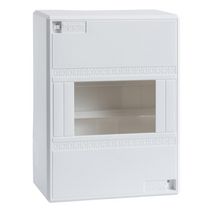 Mini coffret électrique Opale - pose en saillie - 8 modules - blanc - 155x160x65 mm