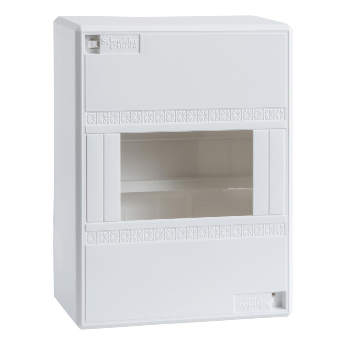 Mini coffret électrique Opale - pose en saillie - 8 modules - blanc - 155x160x65 mm