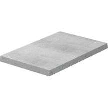 Demi couvercle 70x45cm épaisseur 8,0cm pour niche compteur d'eau 60x80cm