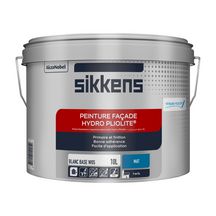 Peinture mate pour façade Hydro Pliolite - blanc base W05 - pot de 10 l