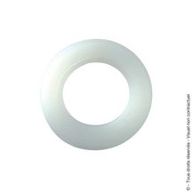 Rondelle pour gond de porte - nylon blanc - Ø 14 mm - ép. 3 mm - 10 pcs