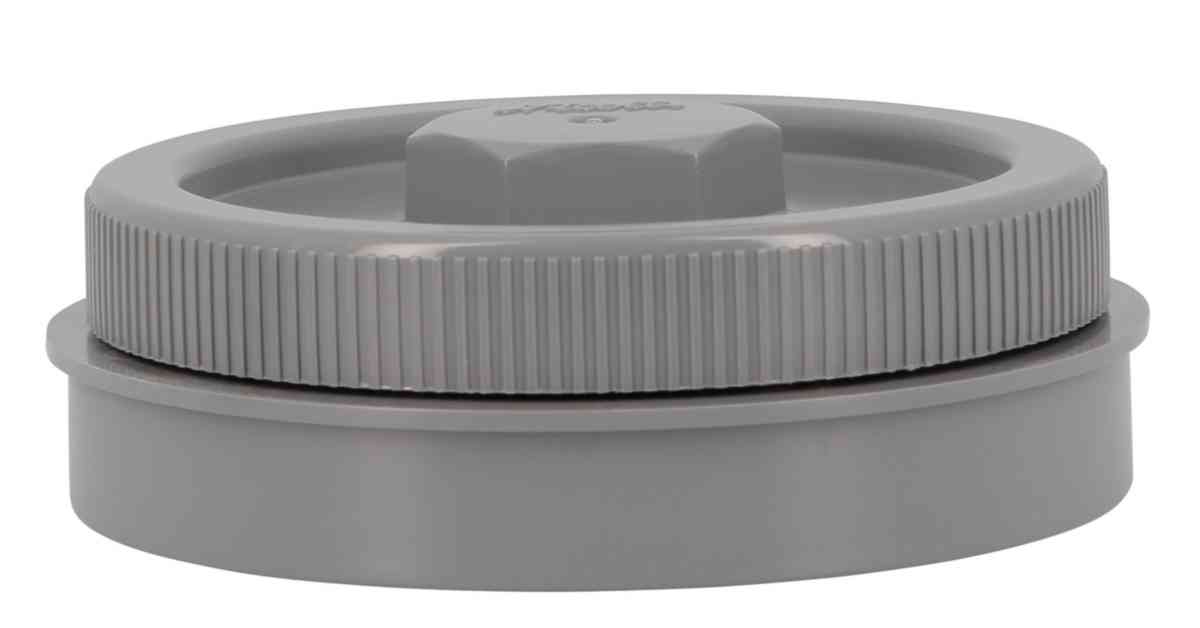 Té De Visite PVC NICOLL "39-1571" Avec Bouchon Mâle Femelle De 90