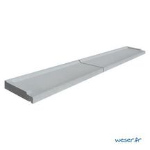 Seuil pour porte fenêtre gris 190 x 33,5 x 4,5 cm Réf. SEUIL734190G