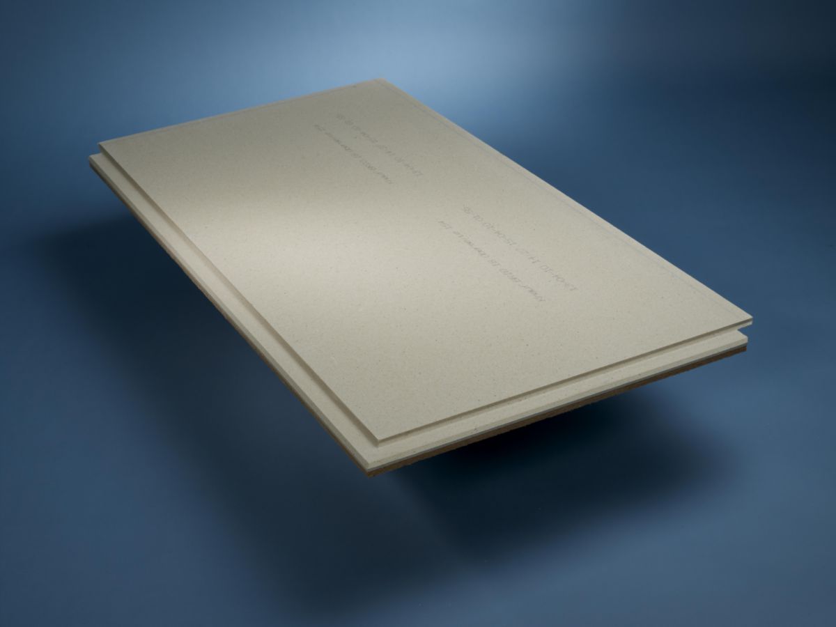 KNAUF - Chape sèche Knauf Brio WF - plâtre armé - 1200x600 mm - ép. 18 ...