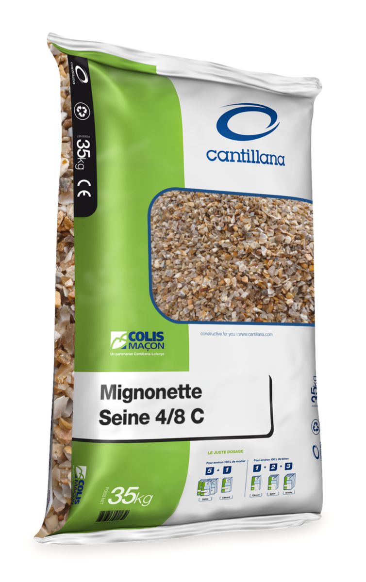 Leroy Merlin Sac De 25kg De Gravier En M2 Gravillon Roulé Gravier