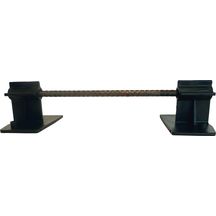 Talonette métalo-plastique composé d'une tige métallique et de 2 oreilles longueur 16cm sac de 100 pièces