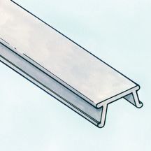 Profilé goutte d'eau B12 longueur 2m