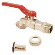 Robinet Raccord boisseau sphérique/nez 15x21 / 20x27, réf. 3952270