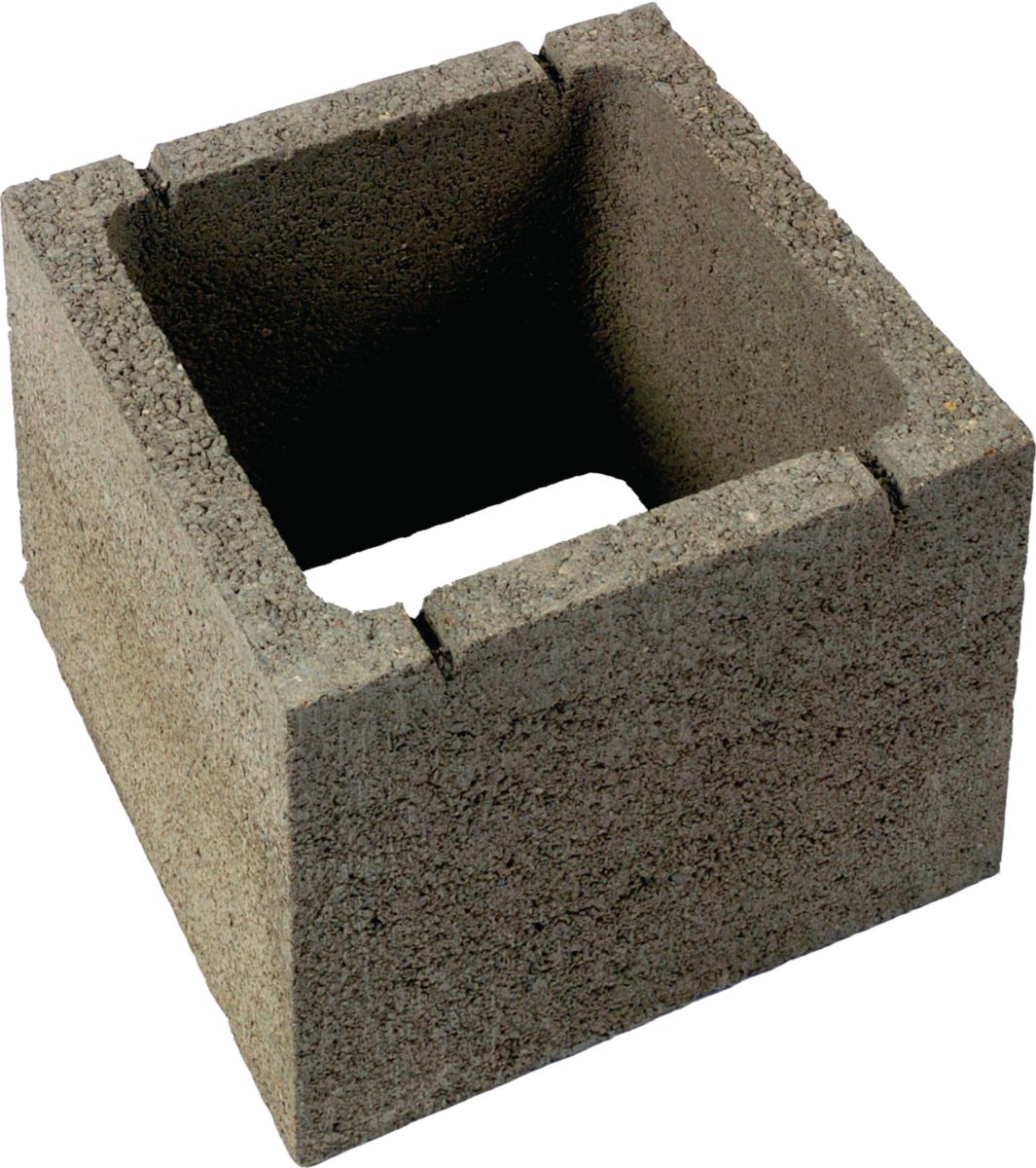 Pilier beton lisse 30x30x25 gris
