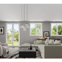 Fenêtre et porte-fenêtre PVC MAXITHERM contemporain