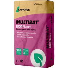Ciment à maçonner Multibat EcoPlanet MC 12,5 CE NF - sac de 25 kg