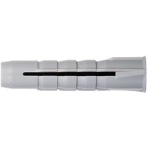 Cheville nylon pour matériaux pleins et creux Novipro diamètre 10 x 50 mm boîte de 50 pièces