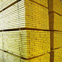 Bois d'ossature Sapin ou Epicea C24 traité classe 2 raboté 4 faces 45x120mm longueur 6,00m