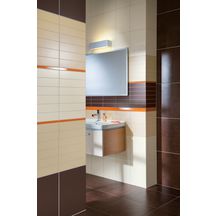 Faïence Rako Concept Monopoli gris mat listel 4,5x25cm WLAH5013