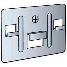 Kit de fixation pour bardage Cedral Click inox 250 clips + 260 vis