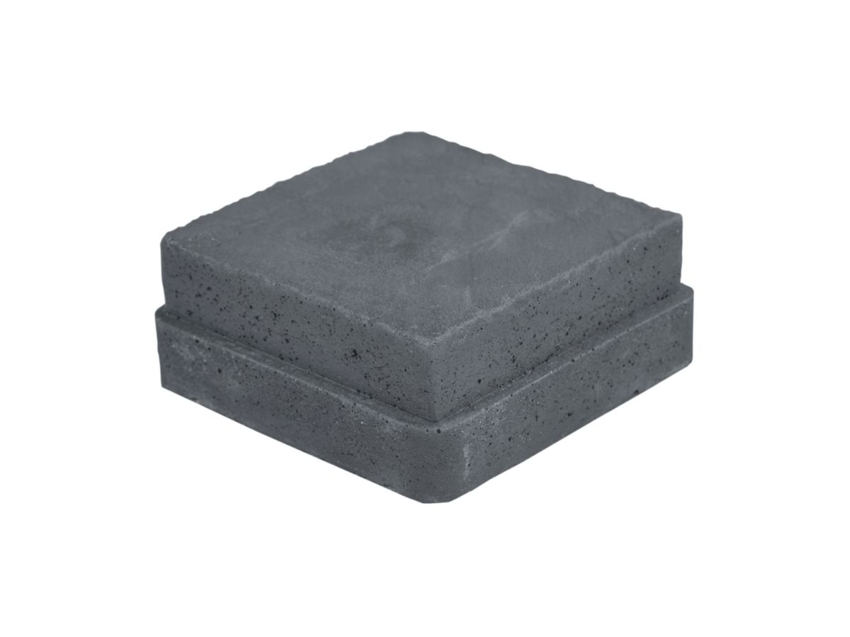 STONELINE Pavé Plazza béton moulé teinte Belgian Blue 15x15x6 cm POINT.P