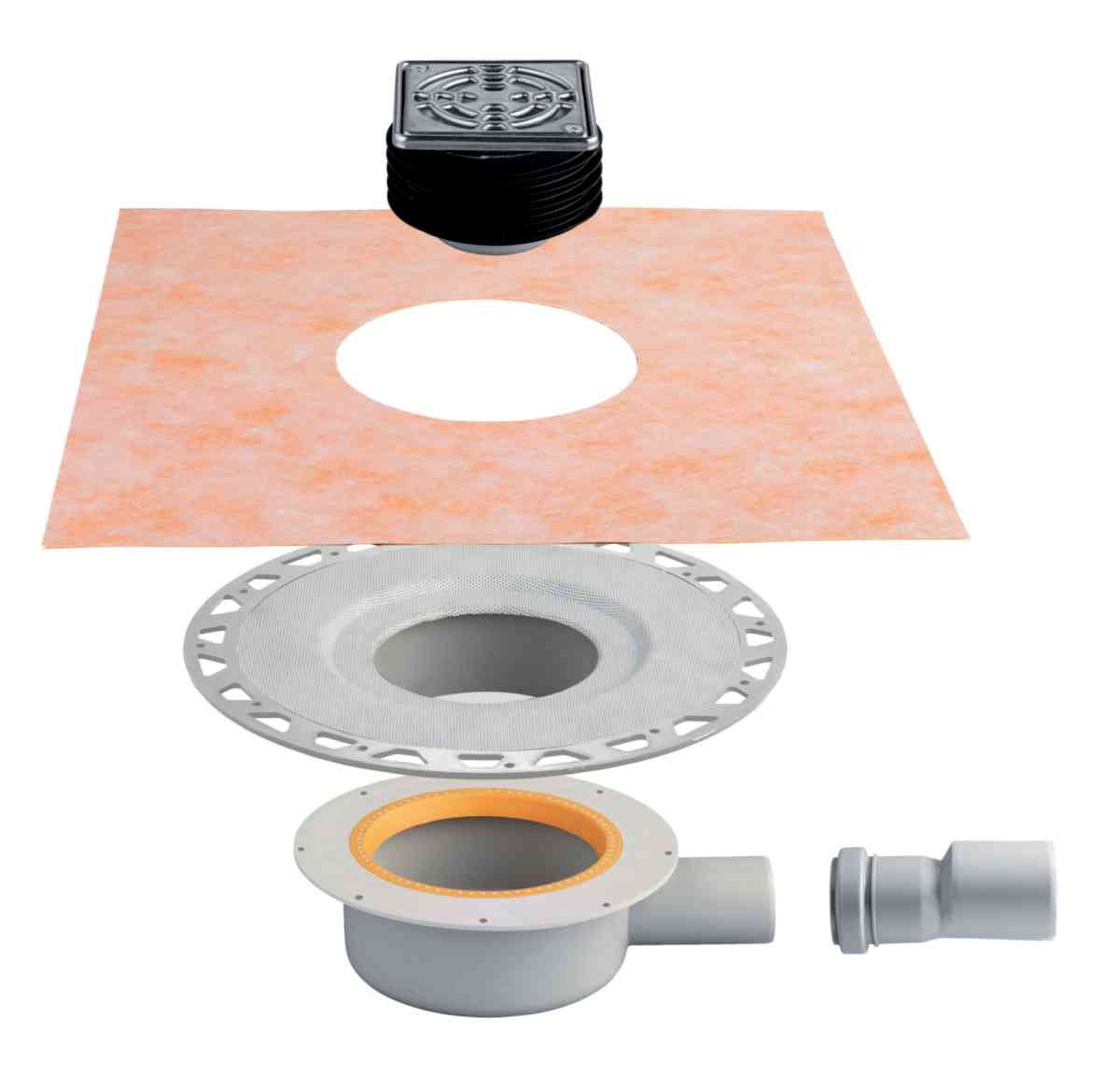 Siphon De Machine à Laver En PVC - Sortie Horizontale - Diamètre 40 Mm