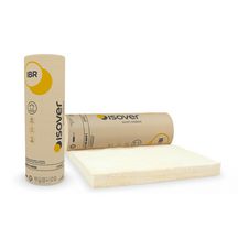 Laine de verre revêtue kraft IBR 320 pour isolation combles et plafond - ép. 320 mm - 2,4x1,2 m - R=8 m².K/W