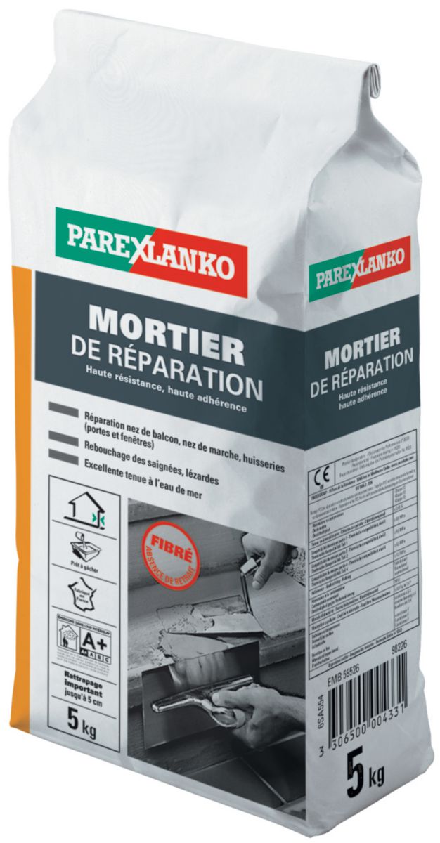 PAREXLANKO - Mortier de réparation - sac de 5 kg