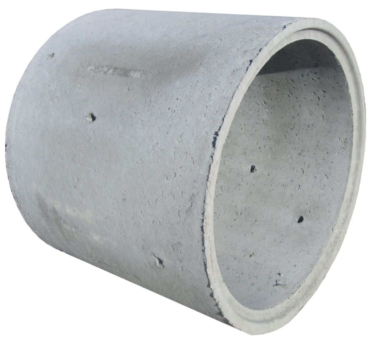 MEHAT Buse de puits en béton armé diamètre 100cm, avec 2 cerces, hauteur 100cm, perforée POINT.P MEHAT Buse de puits en béton armé diamètre 100cm, avec 2 cerces, hauteur 100cm, perforée POINT.P
