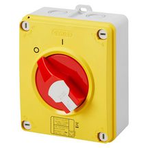 Interrupteur-sectionneur rotatif pour coupure d'urgence série 70 RT HP - boîtier isolant - 16 A 2 P