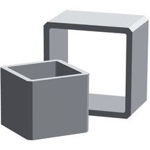 Bloc pilier - béton - 26x26x25 cm
