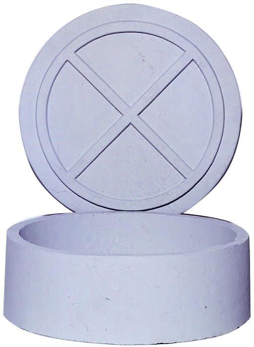 SEBICO Couvercle en béton CVVB pour réhausse CRVB diamètre 60cm POINT.P
