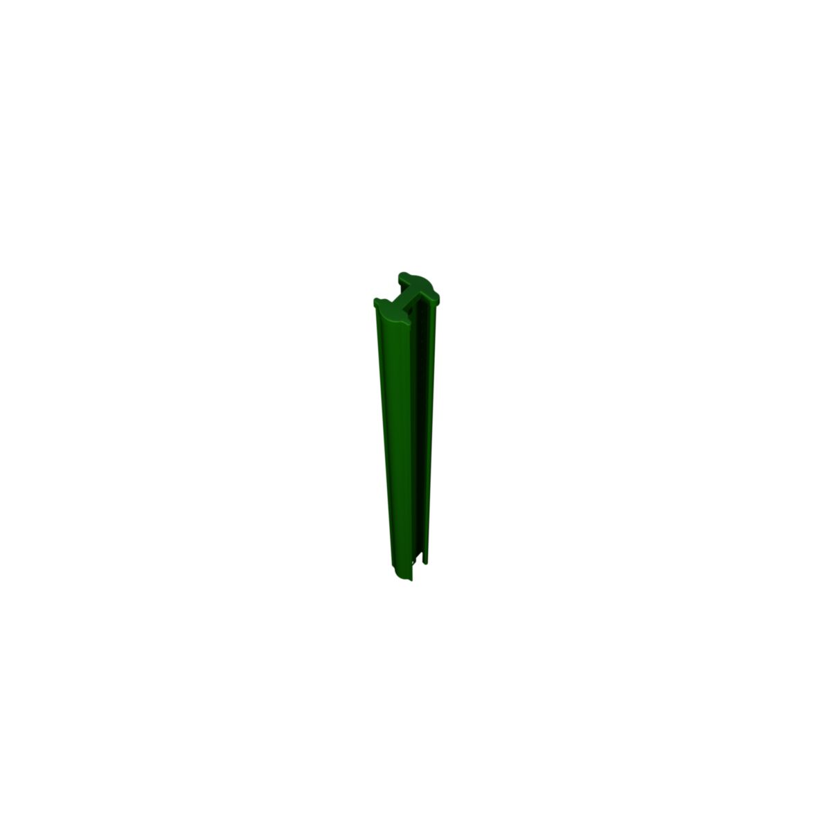 Poteau GIGACLIP vert 6005 80 x 60 mm hauteur 160 cm
