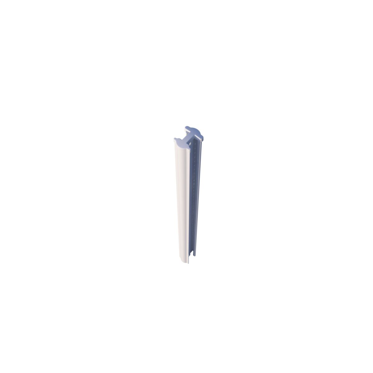 Poteau GIGACLIP vert 6005 80 x 60 mm hauteur 160 cm
