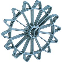 Cale d'armature verticale ETOILE acier de 4 à 12mm pour un enrobé de 50mm