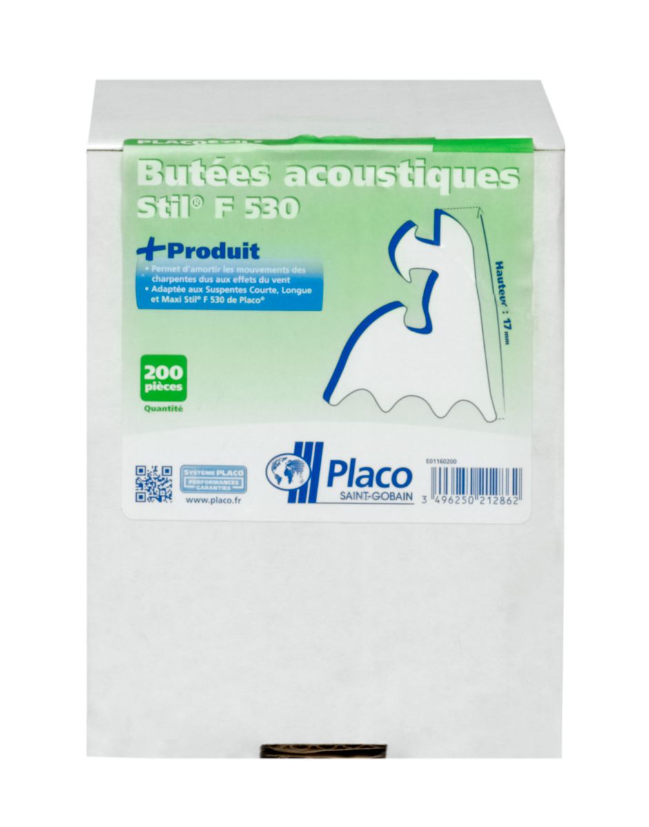 PLACO But e acoustique Stil F 530 bo te de 200 pcs PLACO But e acoustique Stil F 530 bo te de 200 pcs
