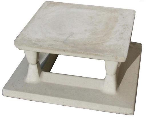 ADG BETON Aspirateur de cheminée GD 54x54 cm conduit Aspirateur de cheminée Ventyl en béton 25 x 25