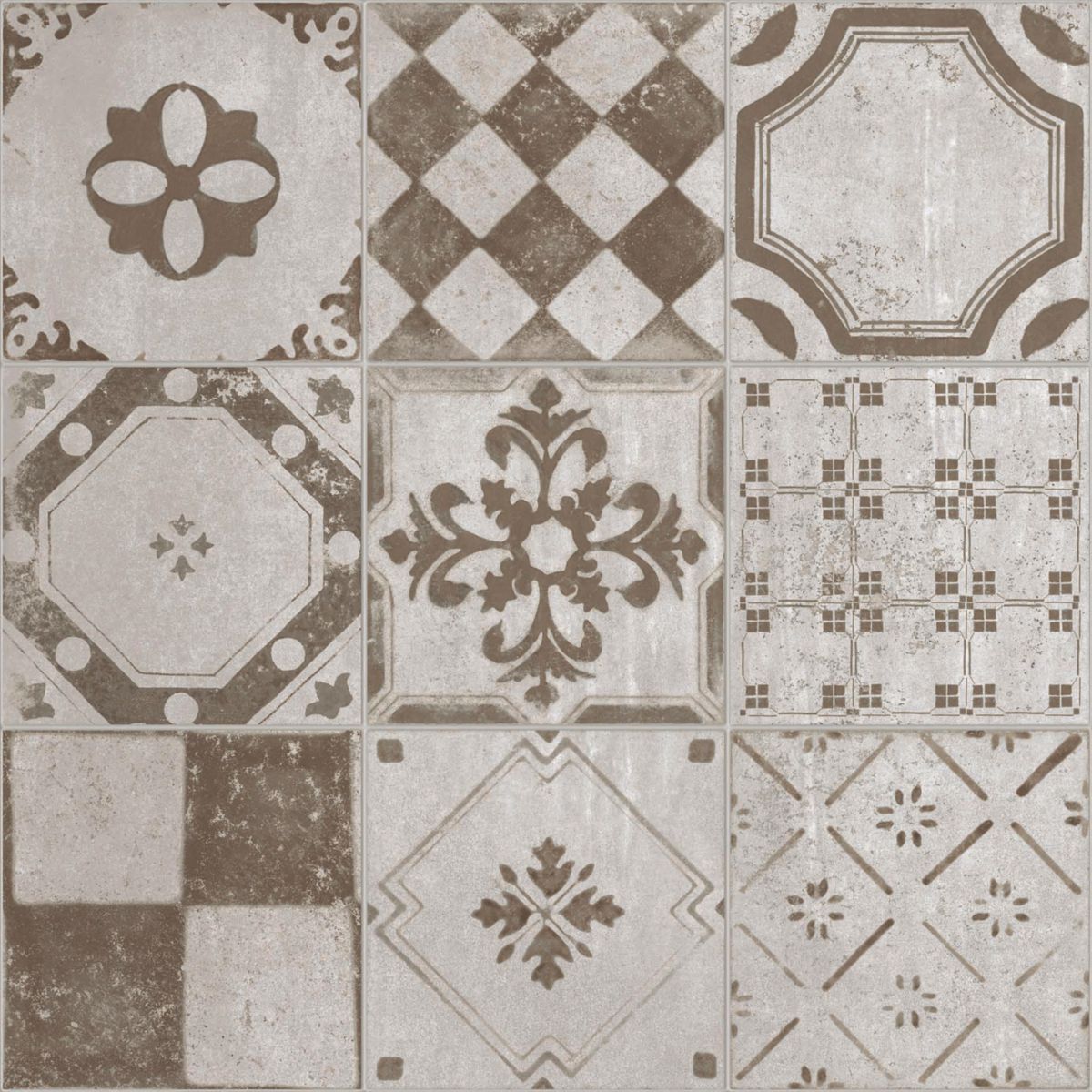 Dalle Grès Cérame 60x60 Sur Plot Point P ARTE DESIGN - Carrelage pour terrasse sol extérieur Julian - grès cérame  émaillé - décor gris - 60x60 cm - ép. 2 cm | POINT.P