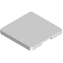 Couvercle non armé pour regard pluvial 26 x 26cm int, 34 x 34cm ext, 5cm Hauteur