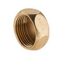 Bouchon femelle - laiton - 12x17 mm - sachet de 2 pcs