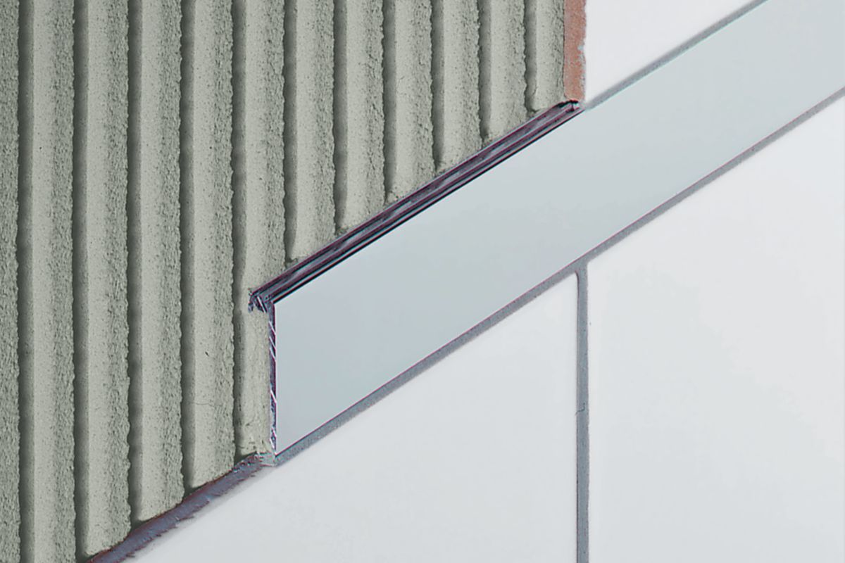Profilé Schlüter Designline DL625E en acier inoxydable V2A épaisseur 6mm longueur 2,50m