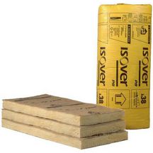 Panneau isolant laine de verre PB 38 Revêtu Kraft isolation murs - 1,35x0,6 m - ép. 100 mm - R = 2,65 m².K/W