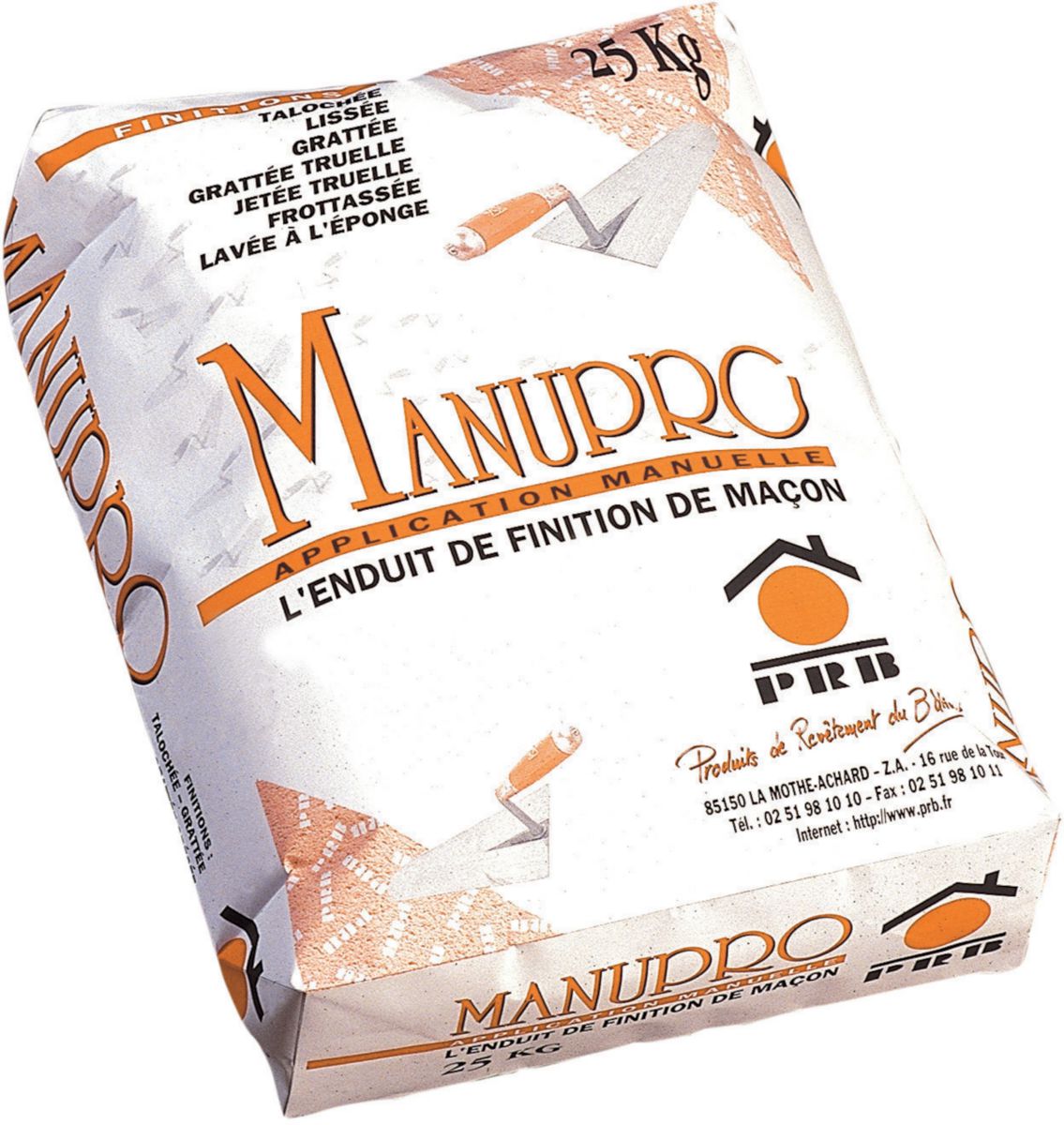 Prb Enduit De Parement Décoratif Manupro Grain Moyen