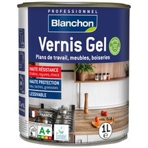 Vernis gel bois ciré - incolore - pot de 1 l