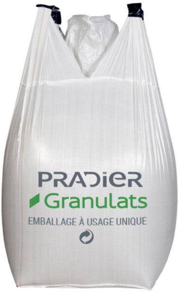 PRADIER Sable clapissette calcaire blanc 0/6 big bag de t