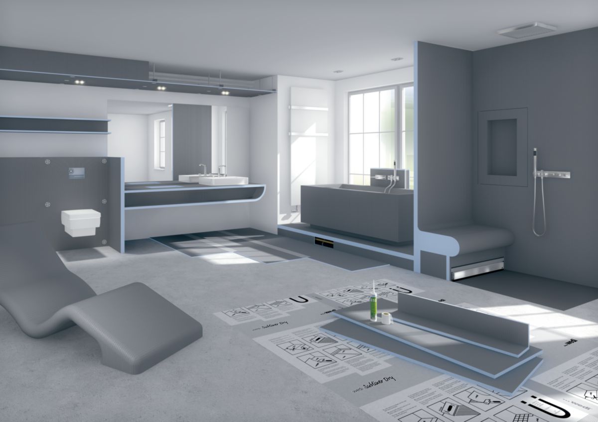 WEDI Panneau de construction wedi standard polystyrène extrudé