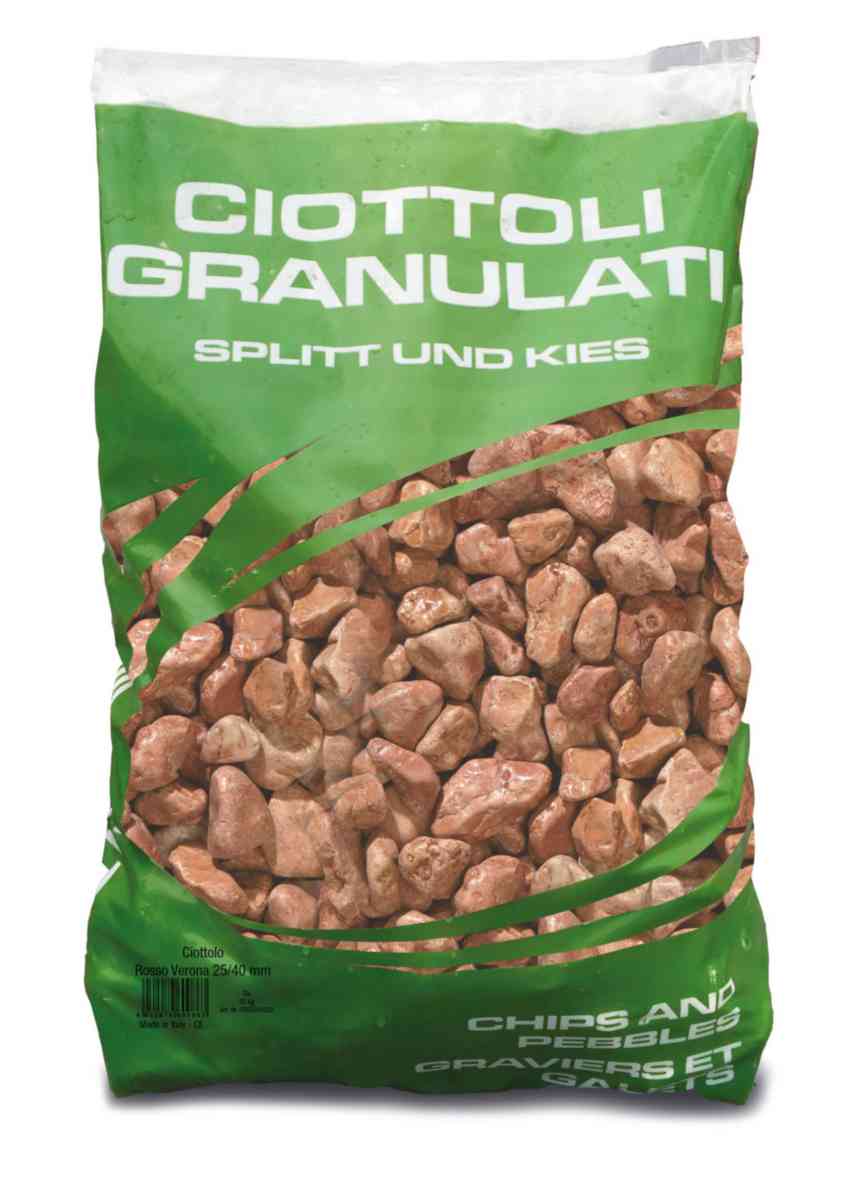GRANULATI ZANDOBBIO Gravillon 25/40 teinte rosso Verona sac