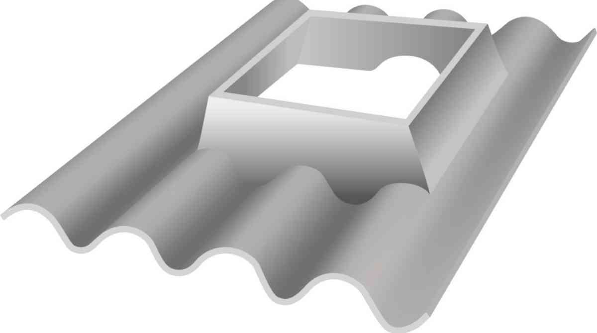 ETERNIT Plaque à châssis fibres-ciment Soutuile 230 Monaco 1m65