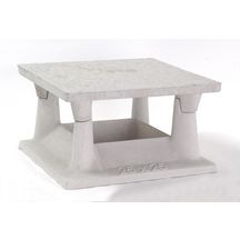 Aspirateur extracteur statique béton Ventyl 49 x 49 pour conduit 25 x 25