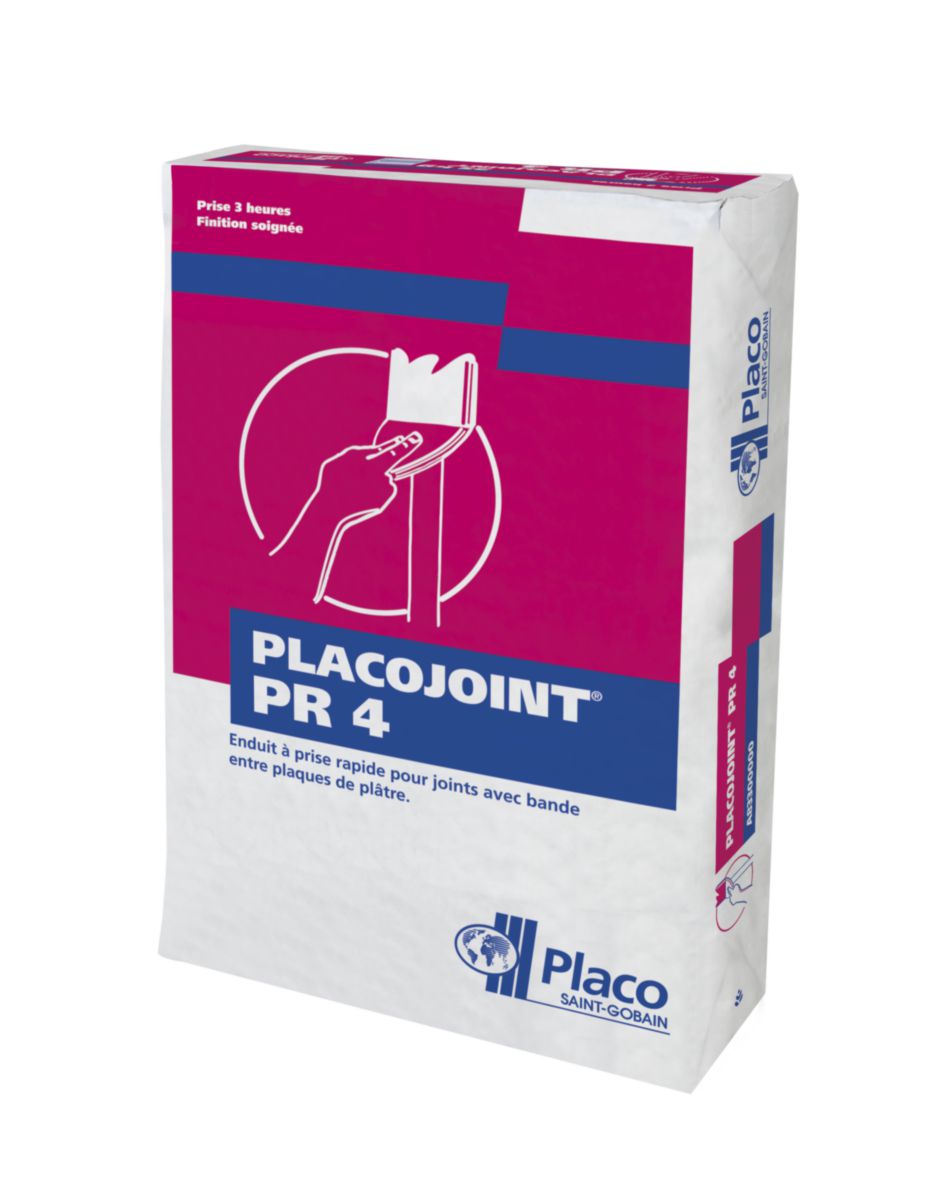  PLACO  Enduit  poudre Placojoint PR4 sac de 25 kg Point P