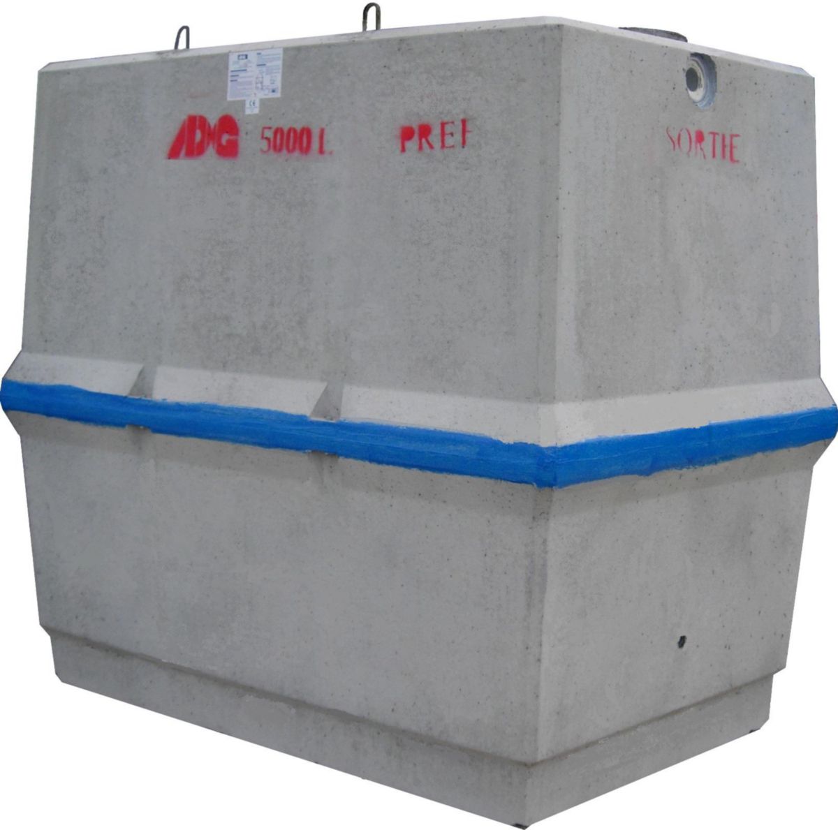 fosse septique 5000l beton