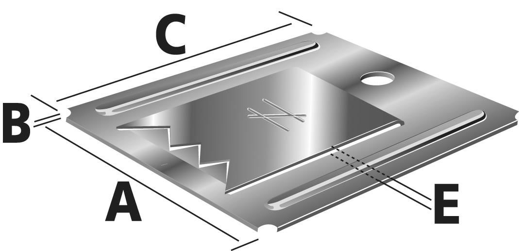 SIMPSON STRONGTIE Clips inox à lambris PVC languette 0,5/1 mm POINT.P