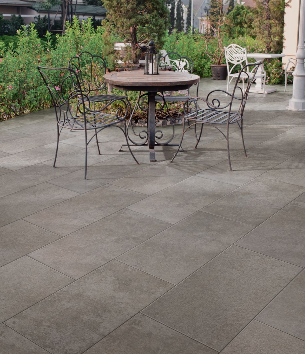 ARTE DECO - Carrelage extérieur pour terrasse Karl - grès cérame - gris