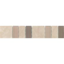 Verre Bärwolf beige/sand listel 4,8x24,8cm MA-7030